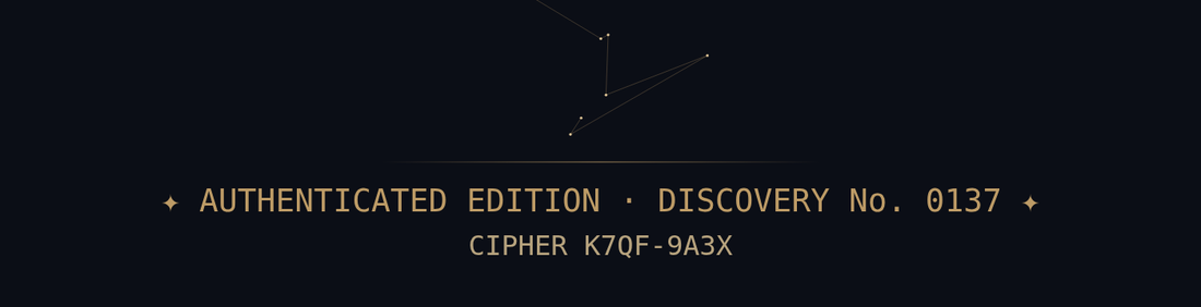 The Discoverer's Seal, magnified